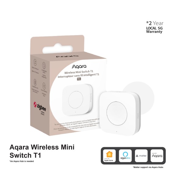 AQARA T1 Wireless Switch (Mini), Apple Home